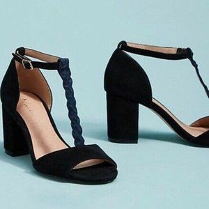 Anthropologie Kelsey T-Strap Heels
